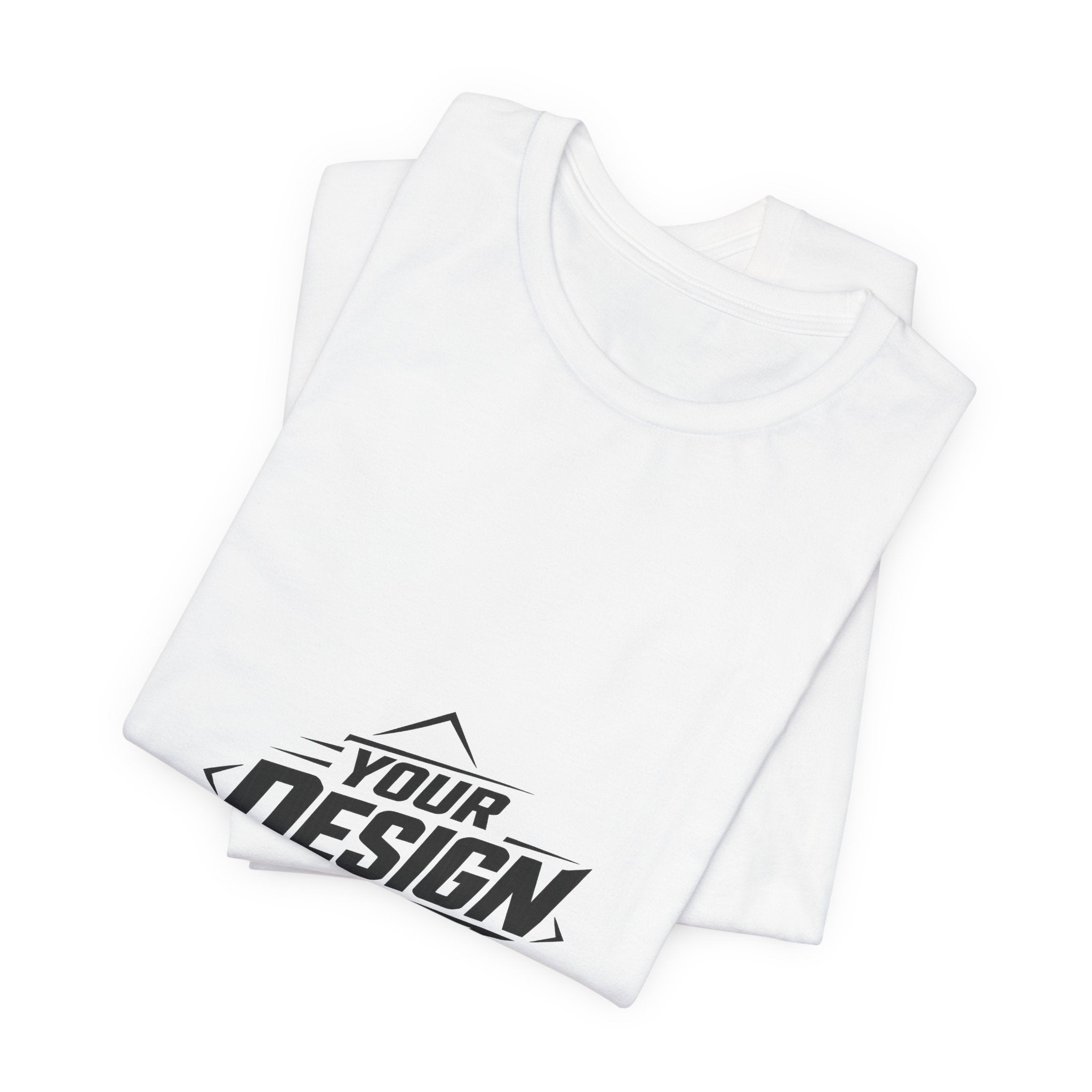 Camiseta Gráfica Personalizada — Camiseta Lista para Imprimir con "Tu Diseño Aquí"