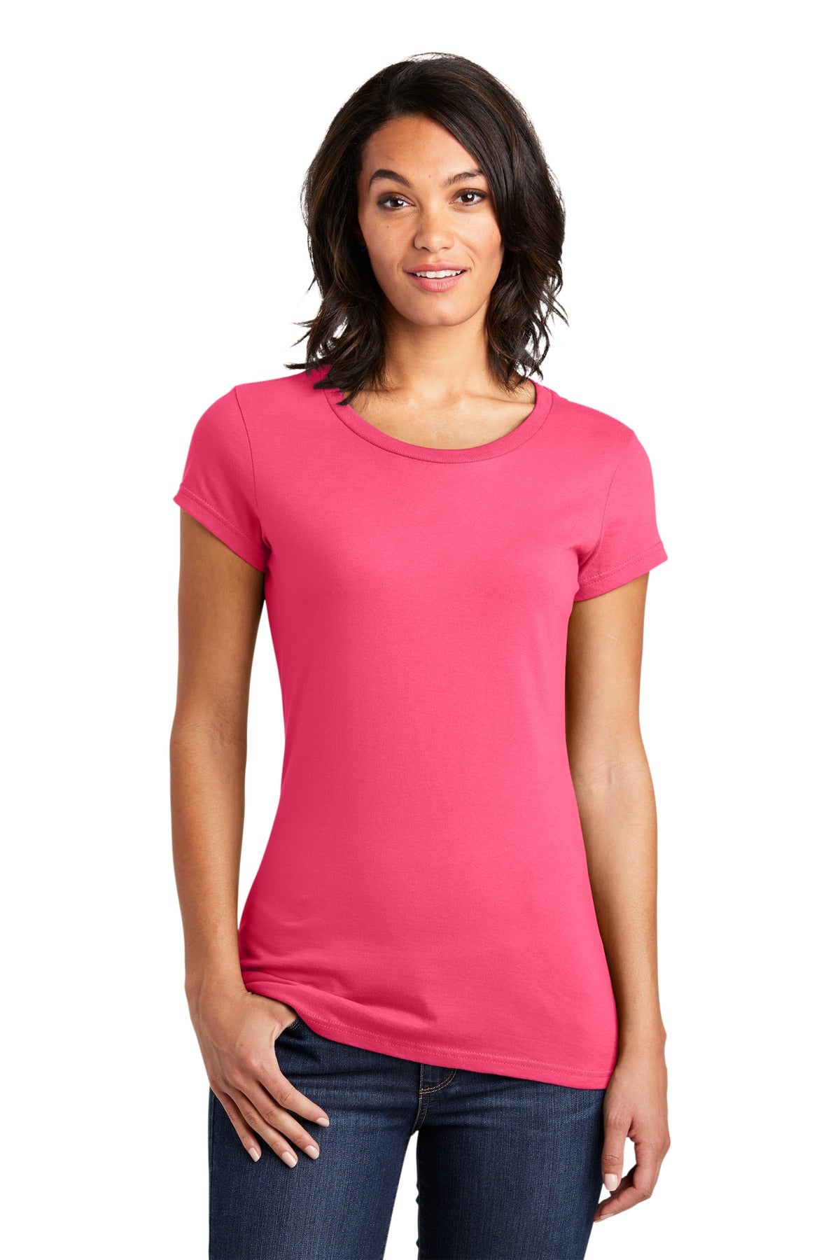 District ®  Women's Fitted Very Important Tee ® . DT6001