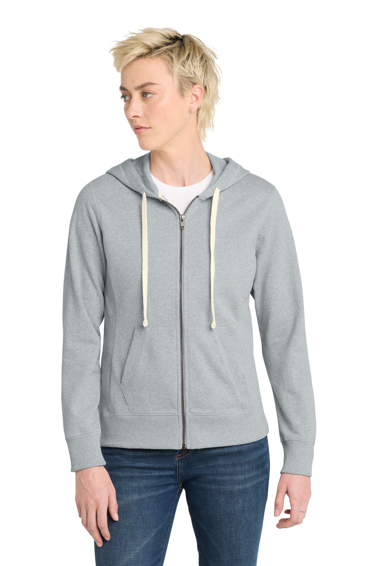 District ®  Women's Re-Fleece  Full-Zip Hoodie DT8103