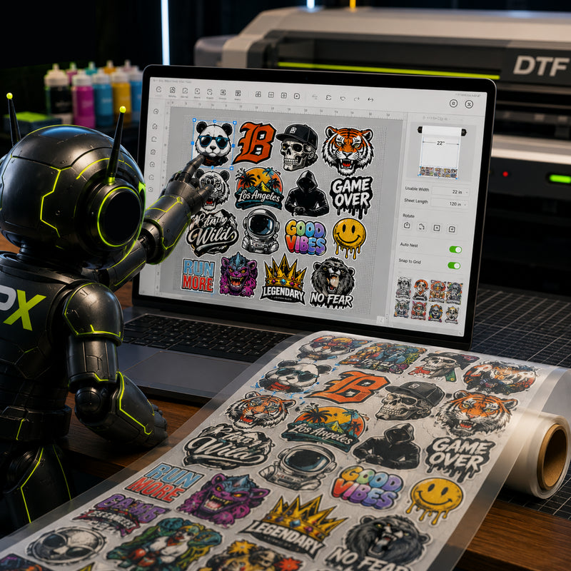Custom DTF Gang Sheet  Builder