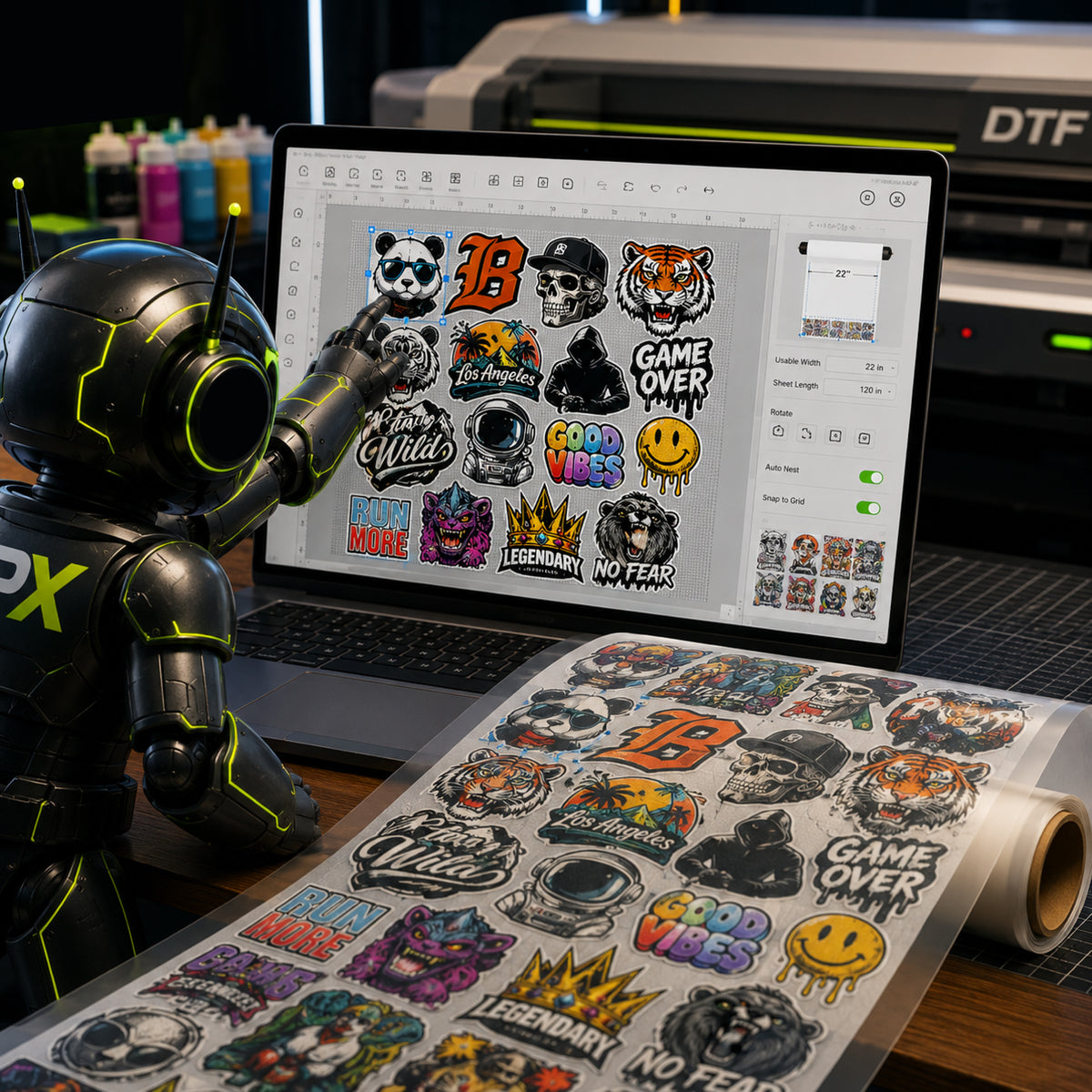 Custom DTF Gang Sheet  Builder