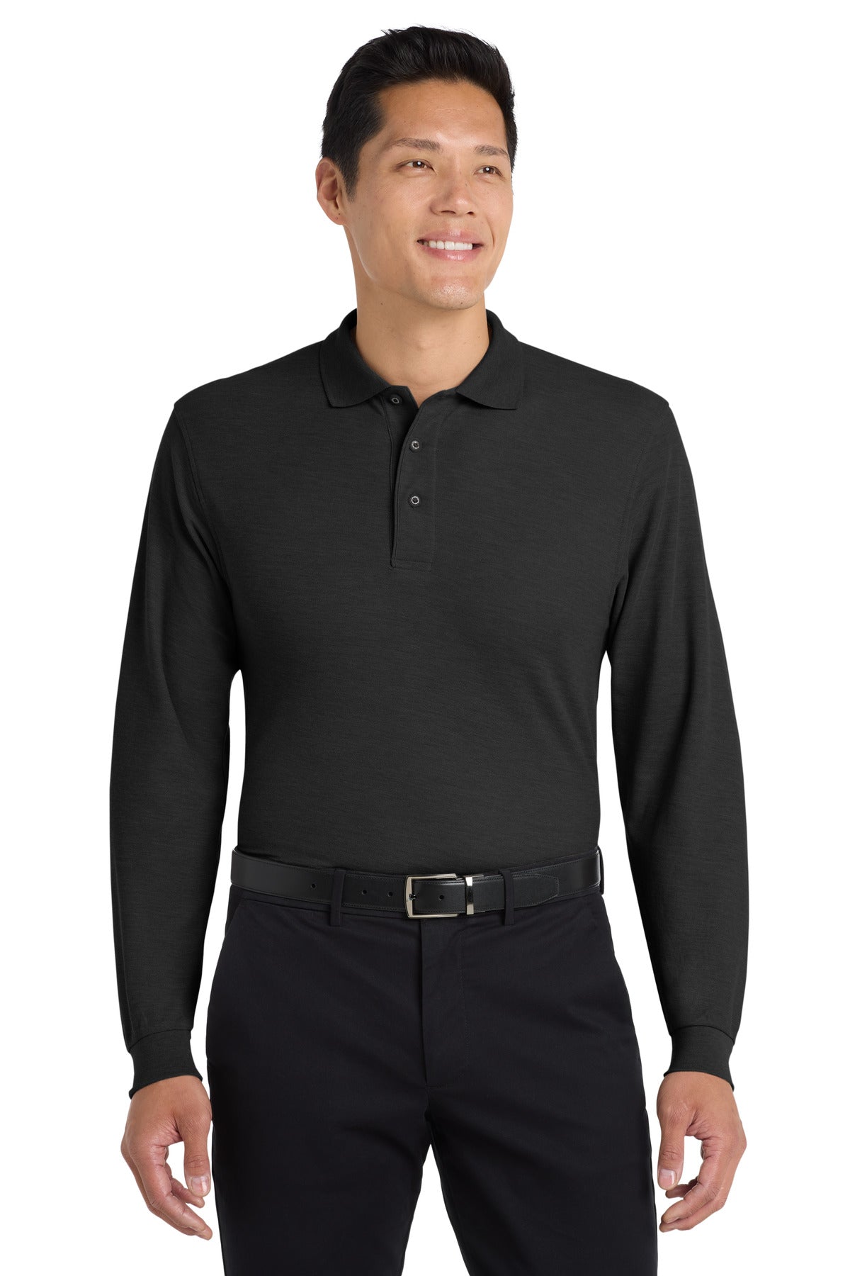 Port Authority ®  Silk Touch Long Sleeve Polo.  K500LS