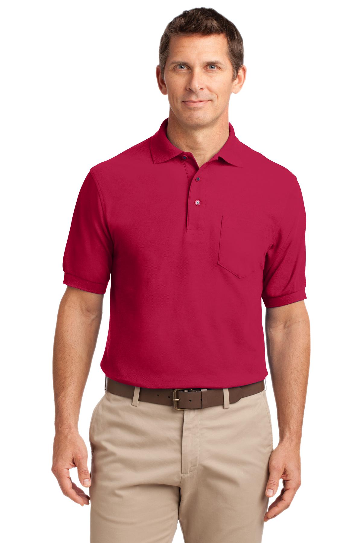 Port Authority ®  Silk Touch Polo with Pocket.  K500P