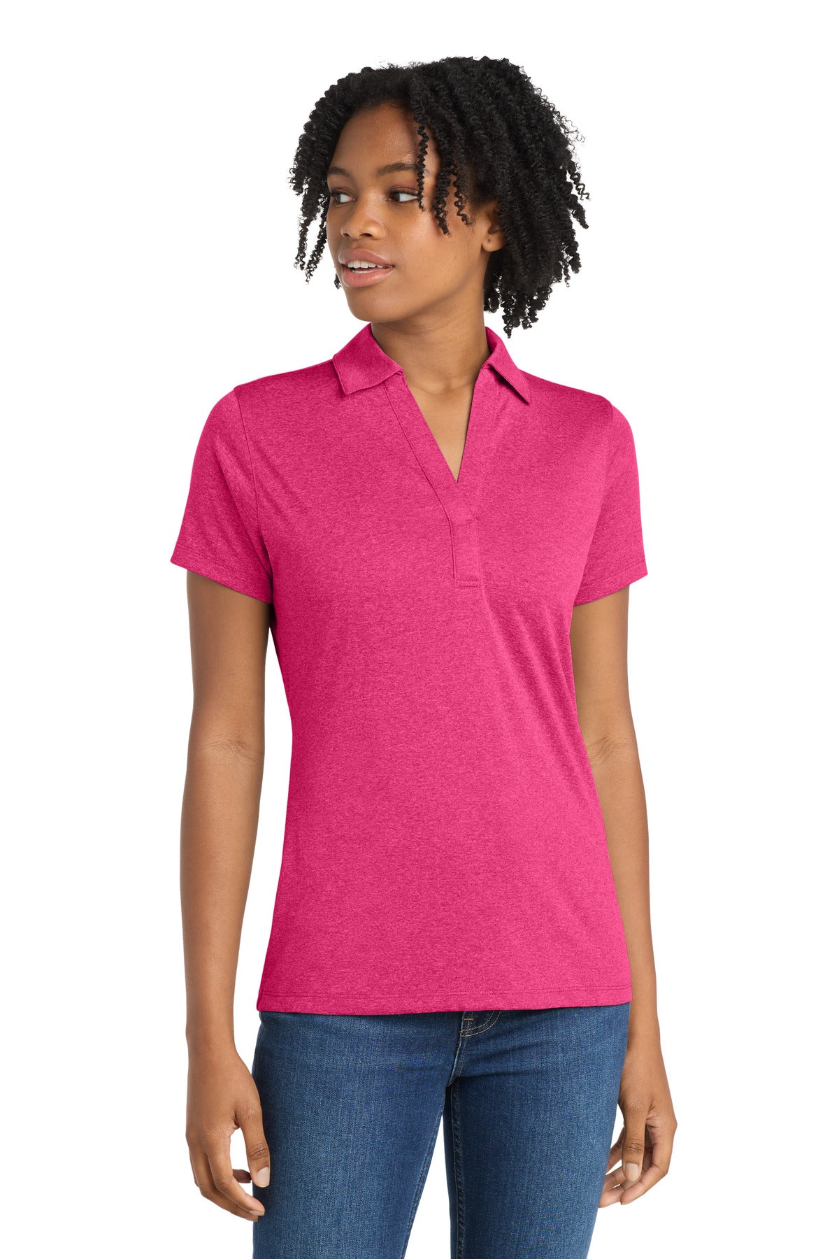 Sport-Tek ®  Women's Heather Contender Polo. LST660