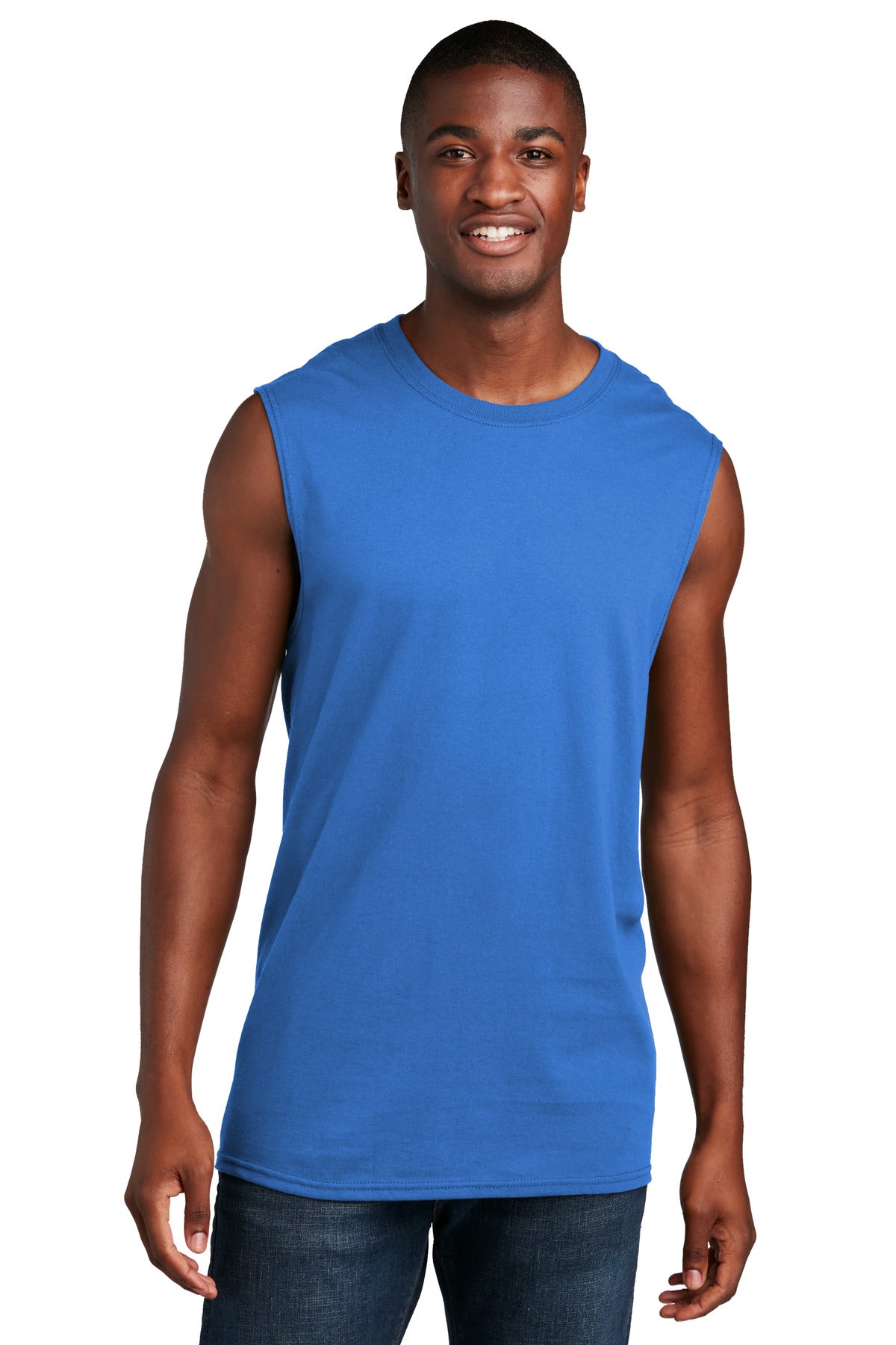 Port & Co ®  Core Cotton Sleeveless Tee. PC54SL