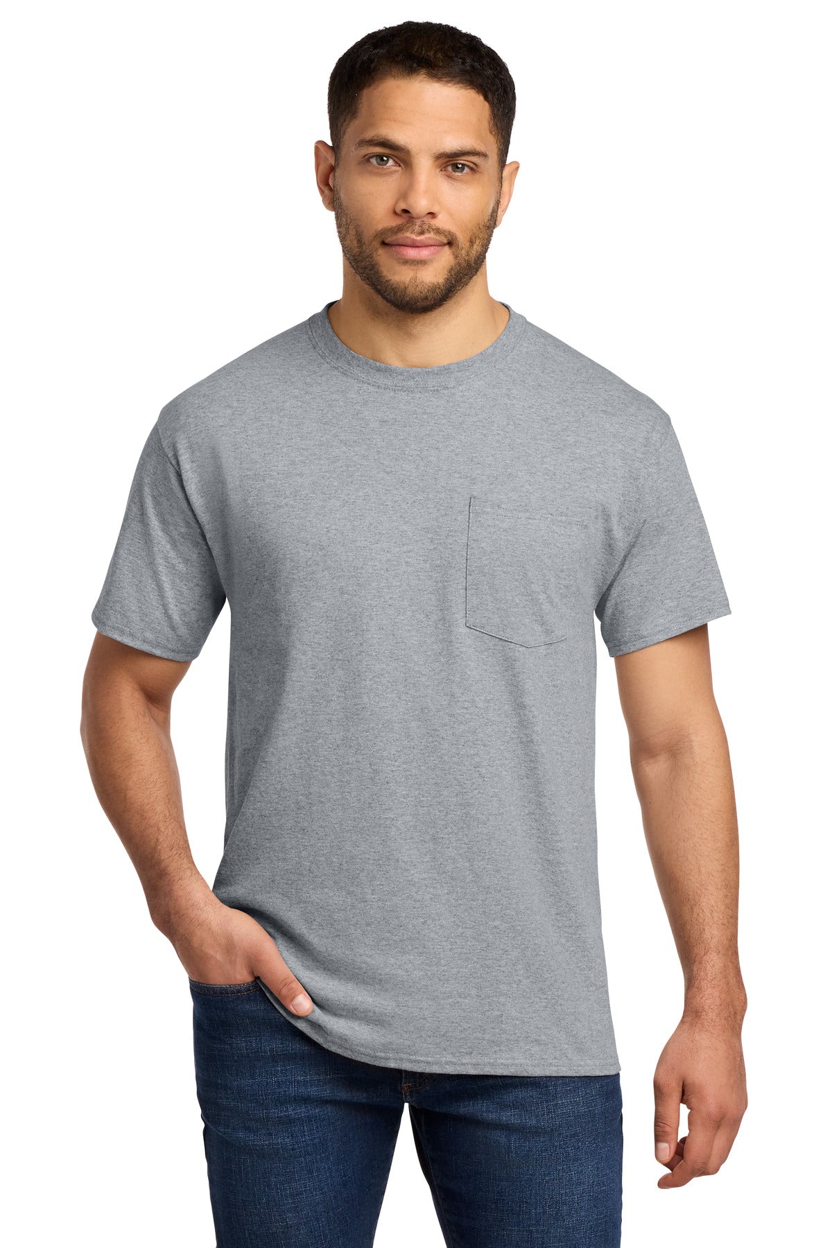Port & Co ®  Essential Pocket Tee. PC61P