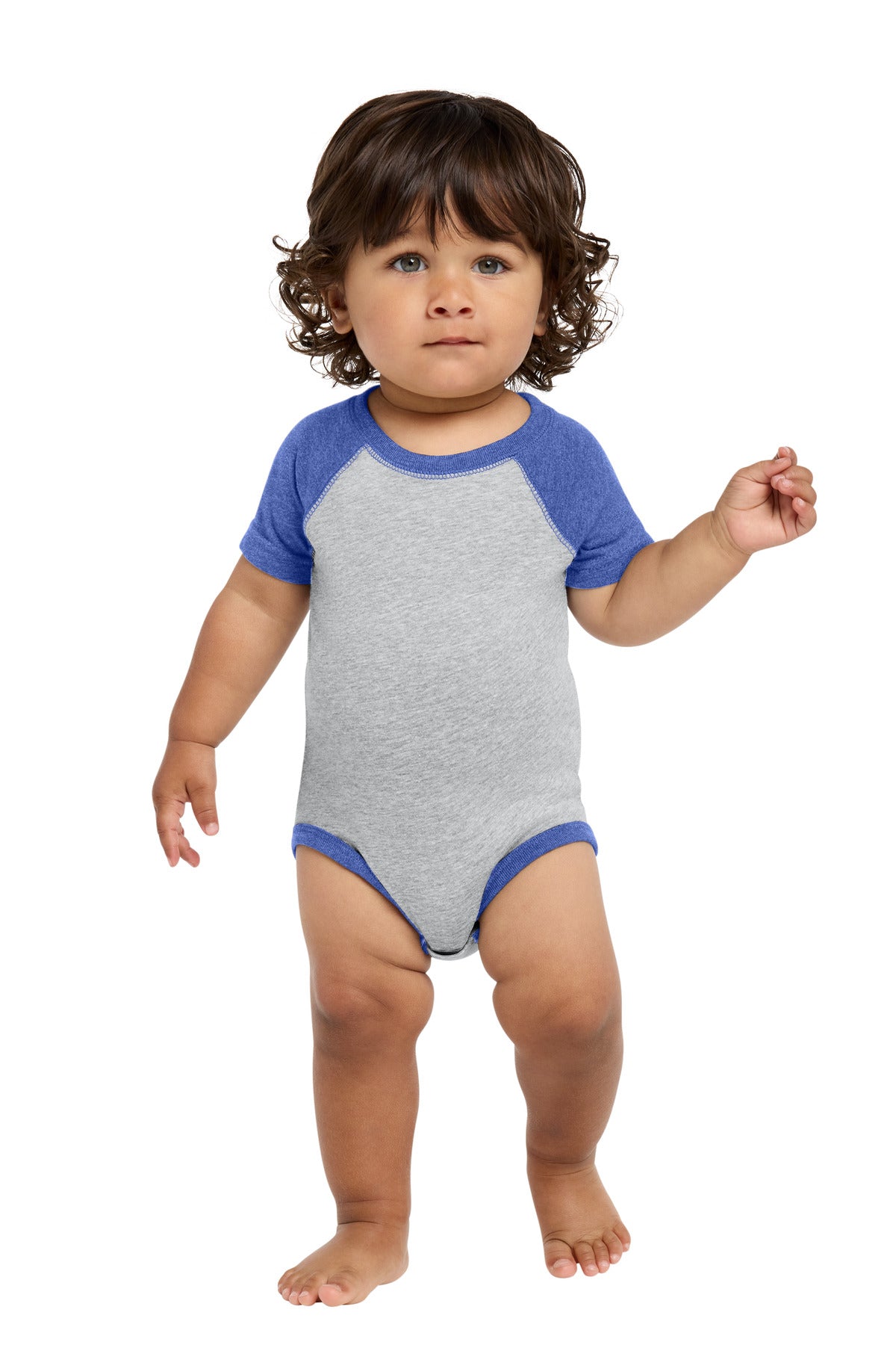 Rabbit Skins   Infant Baseball Fine Jersey Bodysuit. RS4430