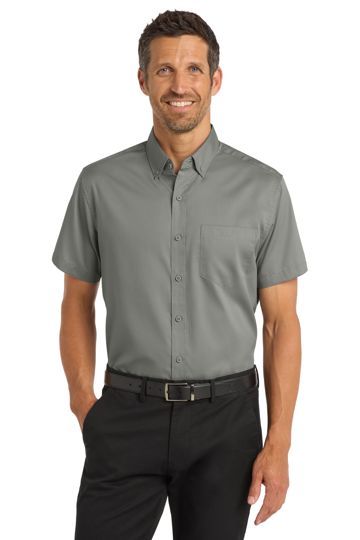 Port Authority ®  Short Sleeve SuperPro   Twill Shirt. S664