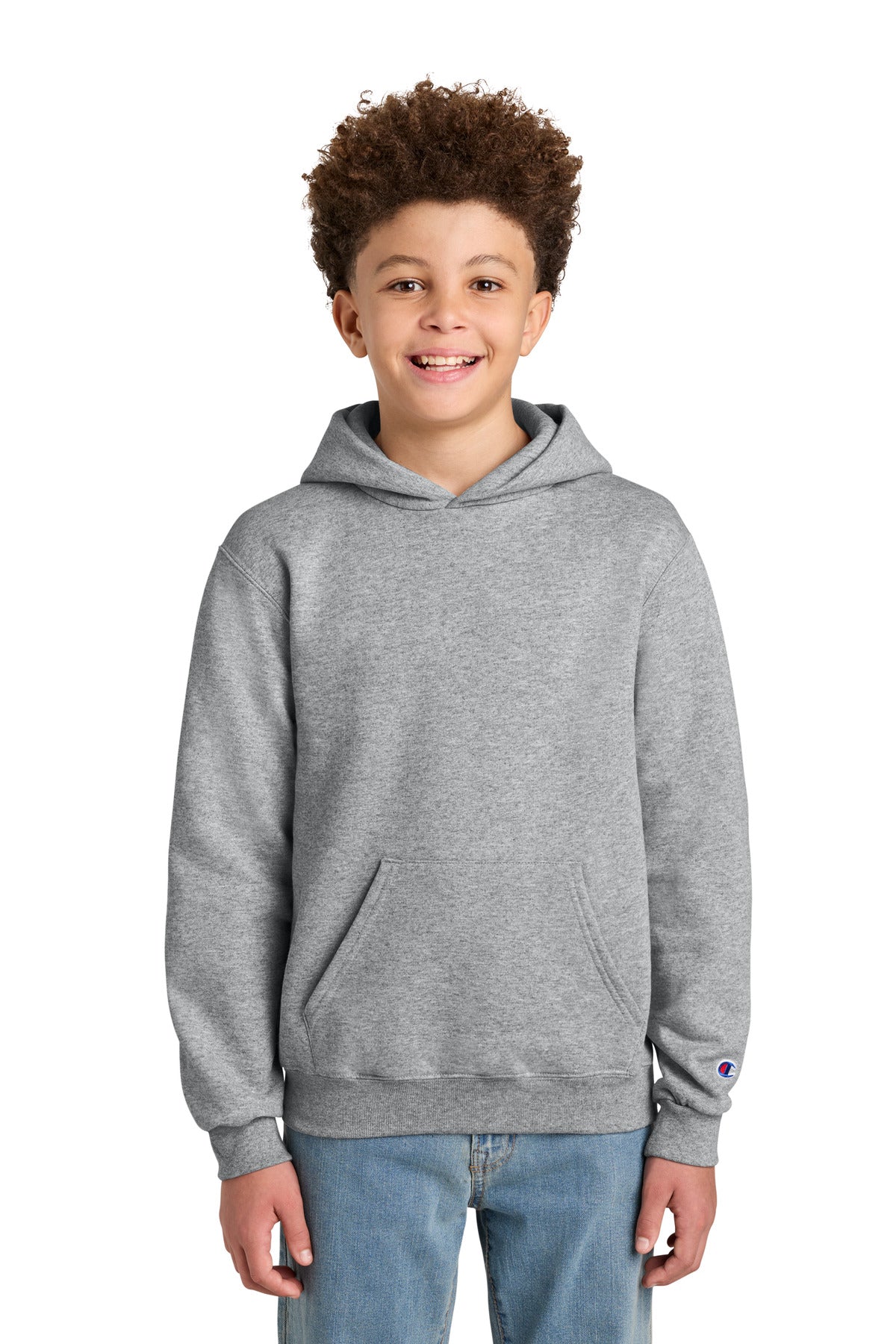 Champion ®  Youth Powerblend ®  Hooded Sweatshirt S790
